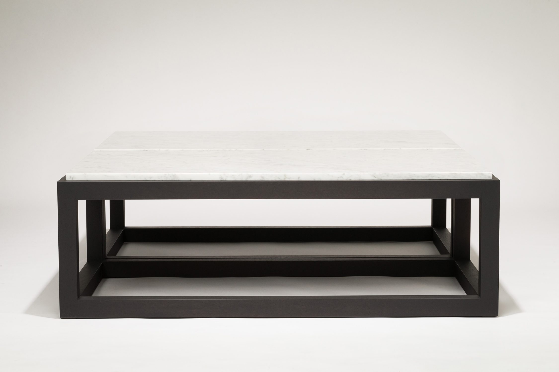 marble and wood coffee table double